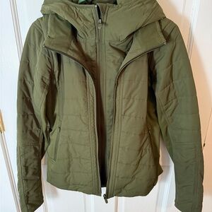lululemon athletica Green Puffer Jacket